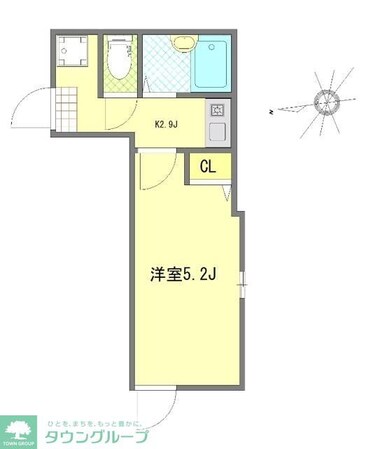 ALBA亀有の物件間取画像